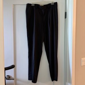 Sisley Relaxed Elegance Black Dress Pants Made In Italy Size 36